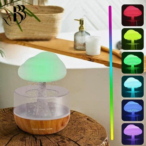 Cloud Rain Humidifier Aroma Diffuser LED Night Light