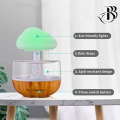 Cloud Rain Humidifier Aroma Diffuser LED Night Light