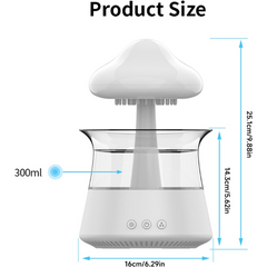 Starlight Air Humidifier, Rain Cloud Humidifier Aroma Diffuser Micro Humidifier Portable